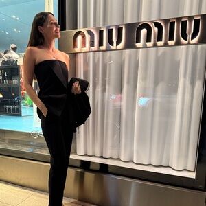 Giorgio Armani trouser and bustier